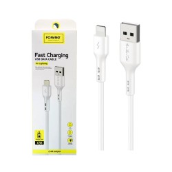 Foneng Incense Lightning Data Cable X36 2.4A 2m White Foneng Incense Lightning Data Cable X36 2.4A 2m White